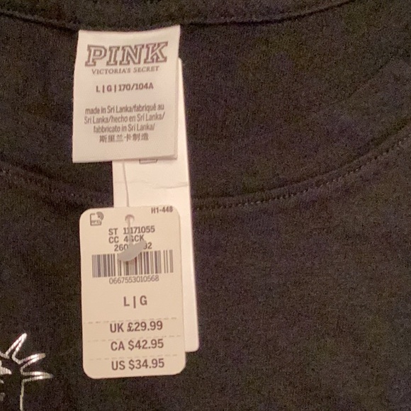 PINK Victoria's Secret Black New York Graphic Tee - Picture 4 of 8